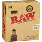 Raw Classic Kingsize Slim Rolling Papers 50ct