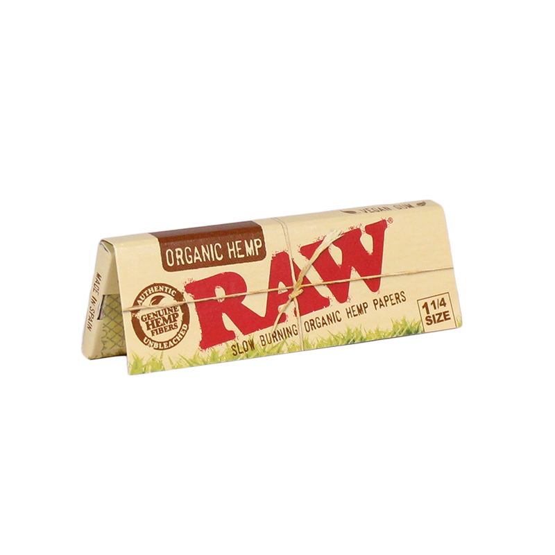 Raw Organic Hemp Rolling Papers 1¼ 24ct