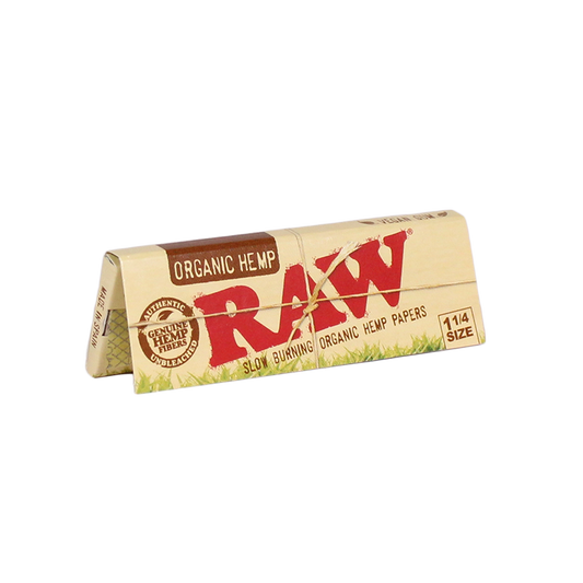 Raw Organic Hemp Rolling Papers 1¼ 24ct